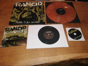 Rancid Honor is all we know 2014 Epitaph Records 8714092727111Braunes Vinyl plus 7 Inch Vinyl+CD Europäische Pressung NM/NM